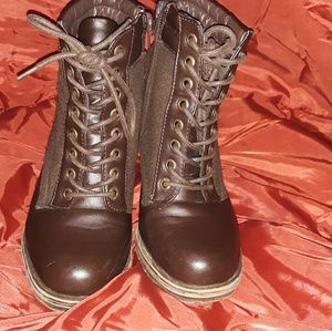 Bamboo brown Ankle boots